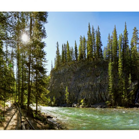 Maligne canyon - editorial - harderlee