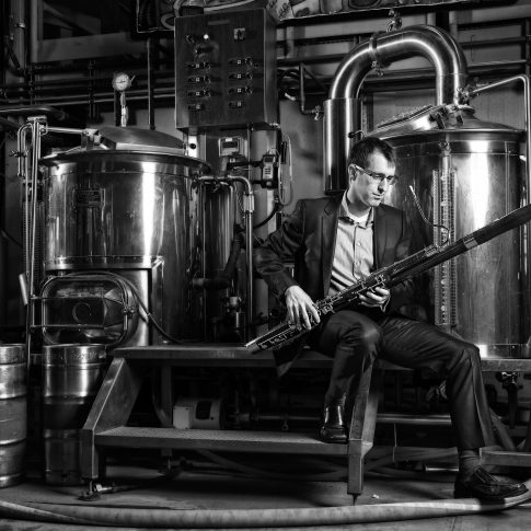 basson in a brewery - portrait - harderlee